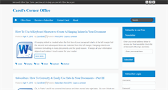 Desktop Screenshot of carolscorneroffice.com